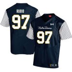 Notre Dame Fighting Irish Men's Gabe Rubio #97 Navy Under Armour Alternate Authentic Stitched College NCAA Football Jersey CHT5599FT